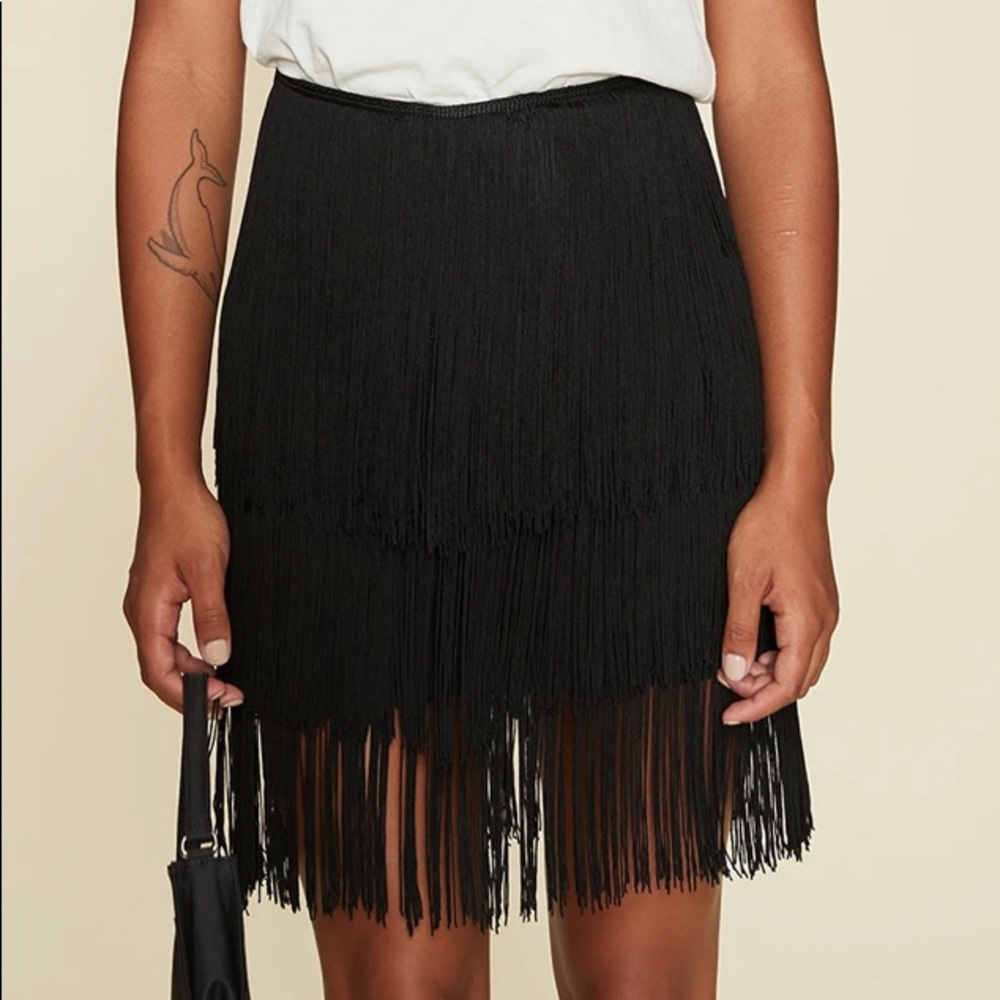 LPA Ashley Fringe Skirt